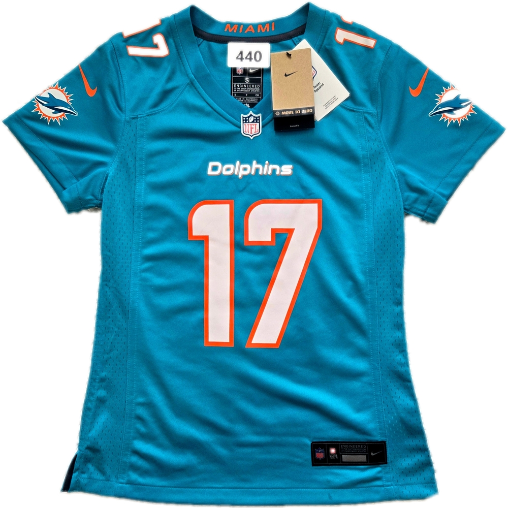 *NEW* Women's Small - NFL Miami Dolphins - Jaylen Waddle - Teal - Nike